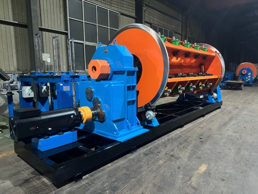 Máquina de fijación rígida para la producción de alambre/cable 6+12, adecuada para carretes de 630 mm