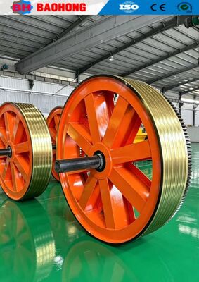 Máquina de tracción de cable de cabrestante de doble rueda para máquina de trenzado de alambres y cables
