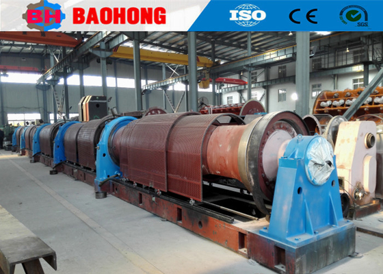 conductor de cobre Tubular Stranding Machine de 630m m con la jaula recocida