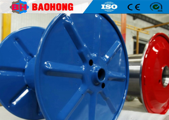 Tambores metálicos de acero de una sola capa que perforan a Bobbin For Cable Wire