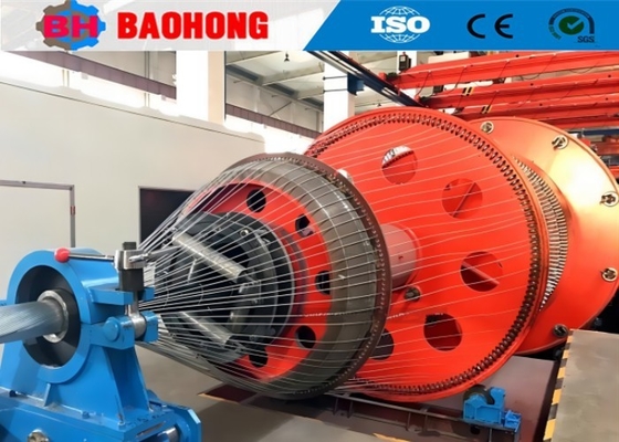 máquina de encalladura del alambre de la máquina de blindaje del cable de acero 75kw