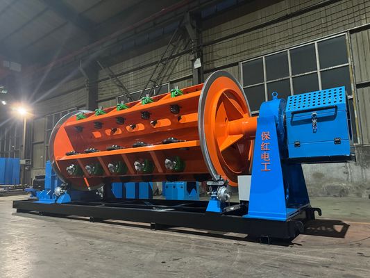 Máquina rígida de rango para alambre de aluminio y cable