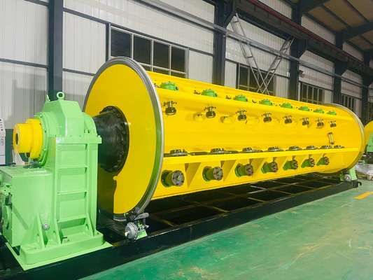 Máquina trenzadora rígida de carga desde el piso de alta eficiencia para alambres y cables