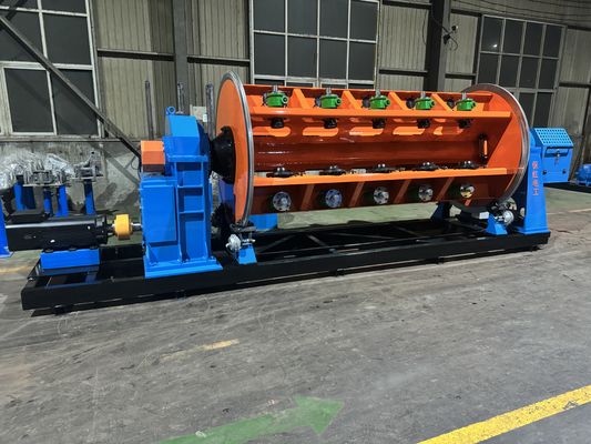 Máquina trenzadora rígida de carga desde el piso de alta eficiencia para alambres y cables