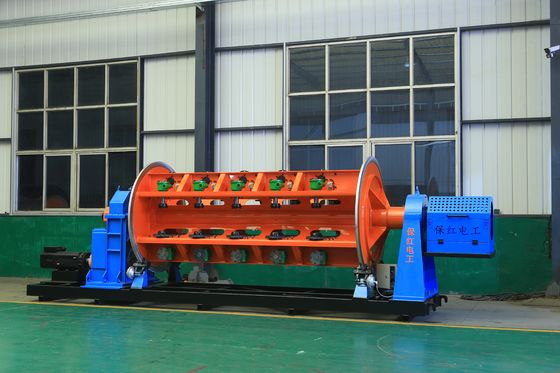 Máquina trenzadora rígida 500/1+6+12 para fabricación de alambres y cables