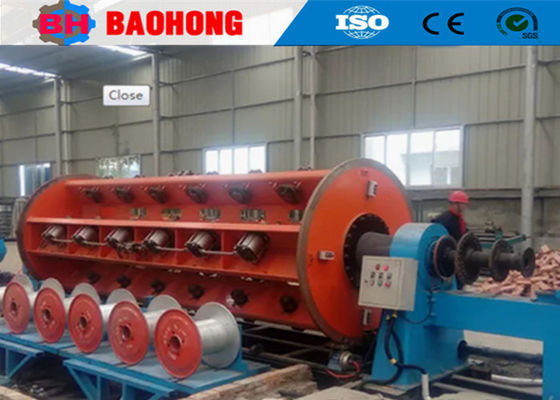 máquina de la fabricación de cables del alambre de 69m/Min Rigid Stranding Machine Twisting
