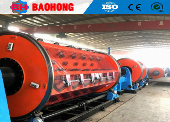 Máquina que trenza rígida del cable de alambre del PLC con el carrete 69m/Min de 710m m