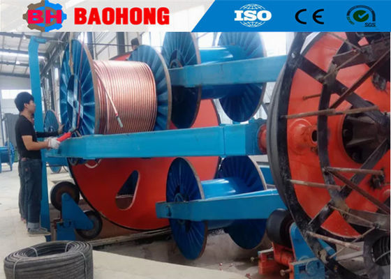Tipo máquina 800m m de la cuna del desarme del cable eléctrico que trenzan