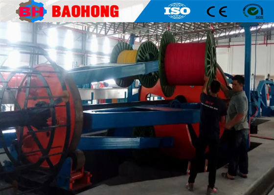 Cable del PLC que pone el equipo de la fabricación de cables de las bobinas de la máquina 1800m m
