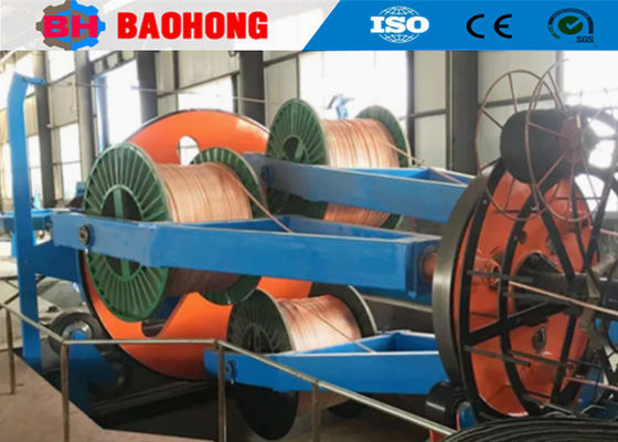 Máquina de encalladura eléctrica del cable de alambre, cable de cableado 1+1+3 que pone el equipo