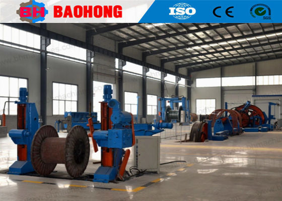 El torcer en espiral del retratamiento del equipo de la fabricación de cables de Al Wire Laying Up Machine