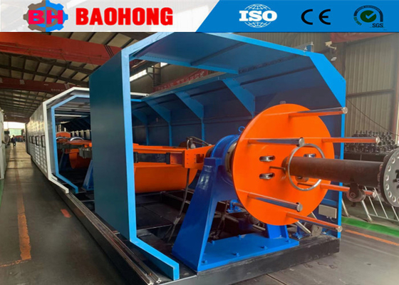 alambre de 500m m Bobbin Skip Stranding Machine Copper que tuerce la máquina