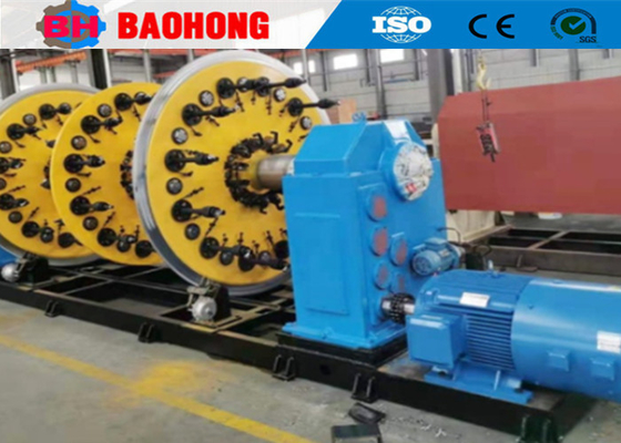 Alambre de acero Mesh Cable Armouring Machine Dia 4m m para torcer