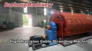 Máquina trenzadora de cables tipo bastidor rígido con motor independiente para aluminio redondo de cobre